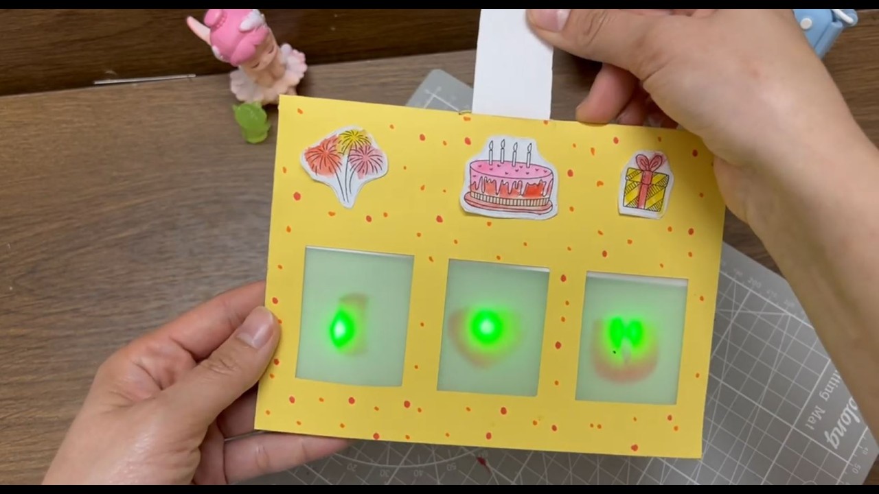 DIY Pull-Tab Light-Up Birthday Card | Interactive Handmade Card Tutorial 🎂✨