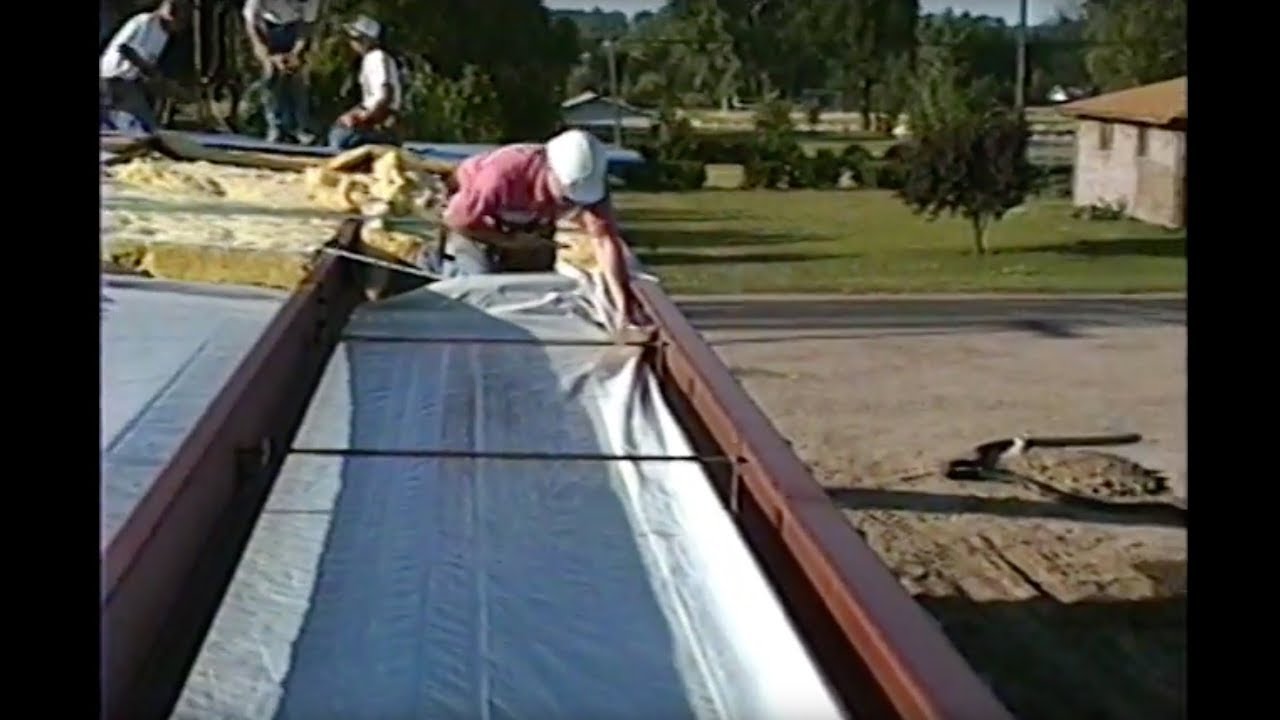 Simple Saver System® New Roof Installation: Metal Building Insulation