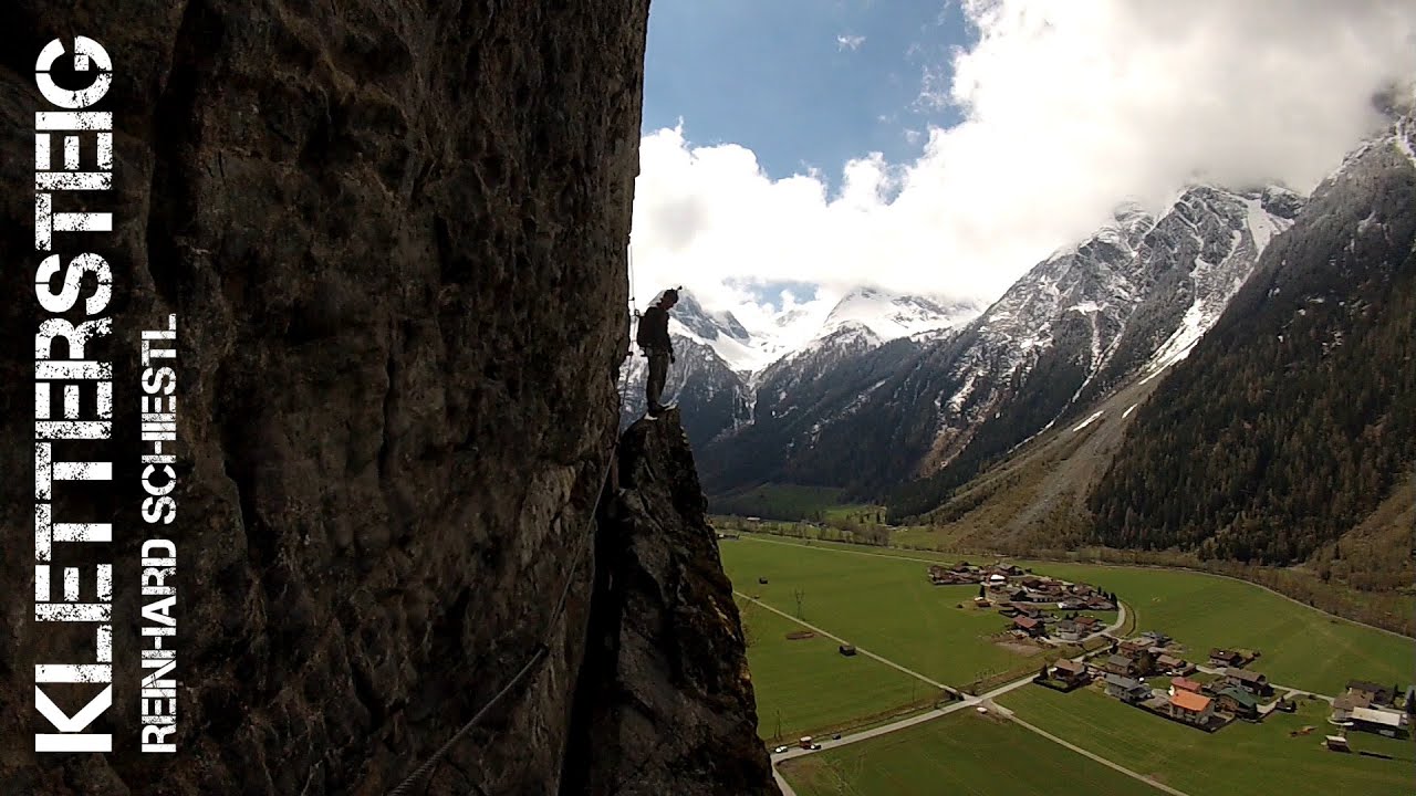 Klettersteig Reinhard Schiestl in Längenfeld Oetztal - kategori D.