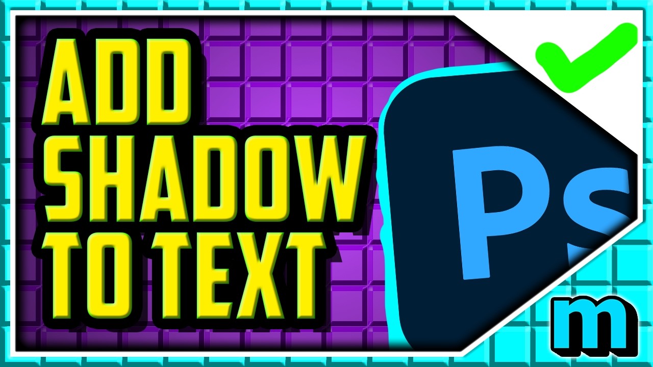 How To Add SHADOW To Text In Photoshop 2026 (EASY)