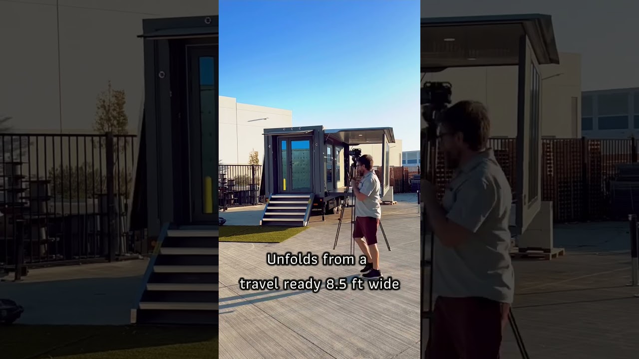 NEW foldable tiny house on wheels #tinyhousedesign