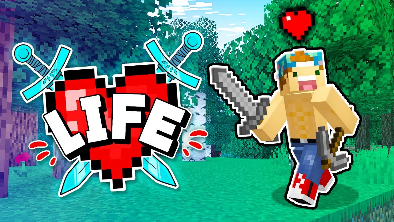 I Started With Just ONE Heart!?  | Minecraft X Life #1