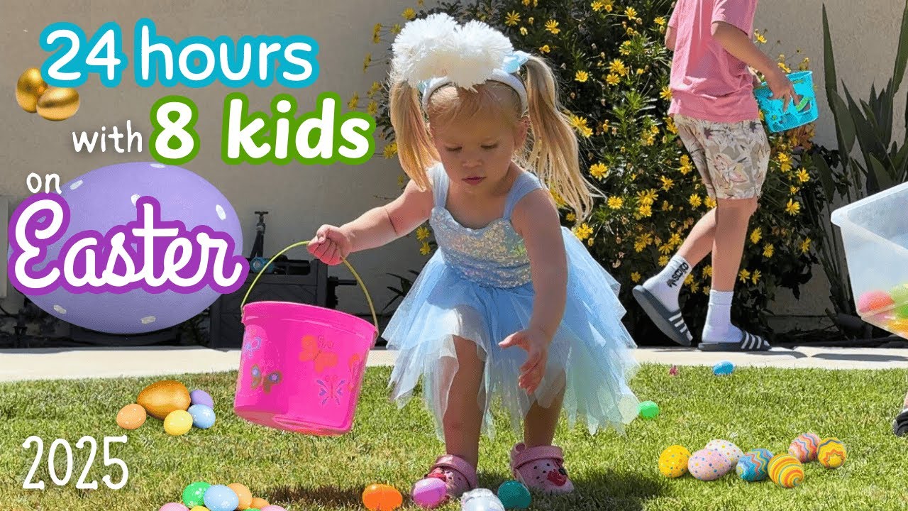 24 Hours with 8 Kids on Easter - Family Fun Pack *2025*