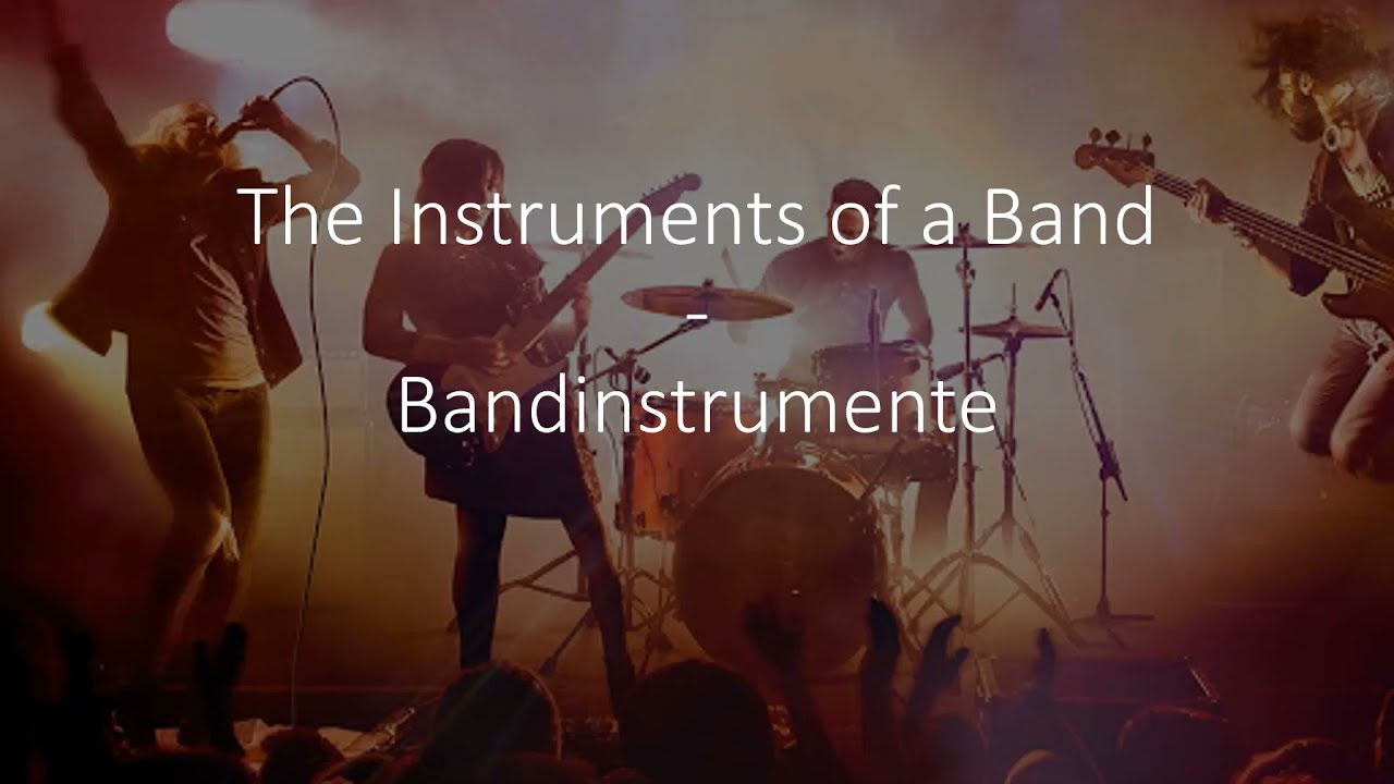 Band Instruments//Bilingual German --- English