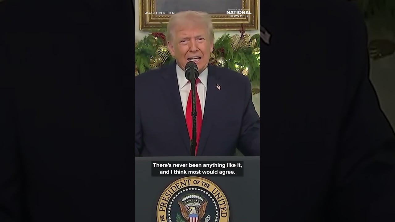 Trump touts 2025 accomplishments in address to the nation, says he's cleaning up Biden's mess