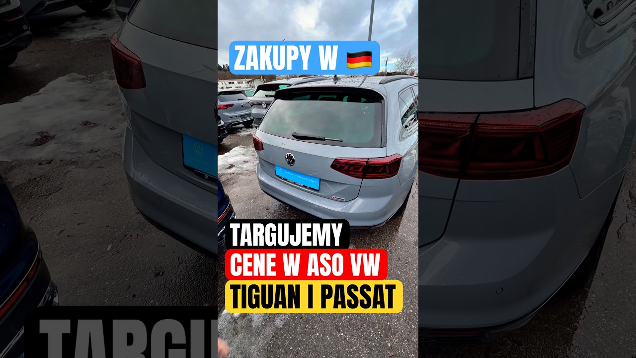 TARGUJEMY CENE W ASO VW W MONACHIUM #autozniemiec #tiguan #passat #multivag