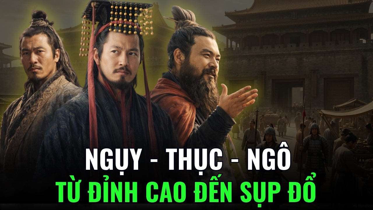 NGỤY – THỤC – NGÔ: BA NƯỚC TAM QUỐC ĐÃ DIỆT VONG NHƯ THẾ NÀO? | Lịch sử Trung Hoa.