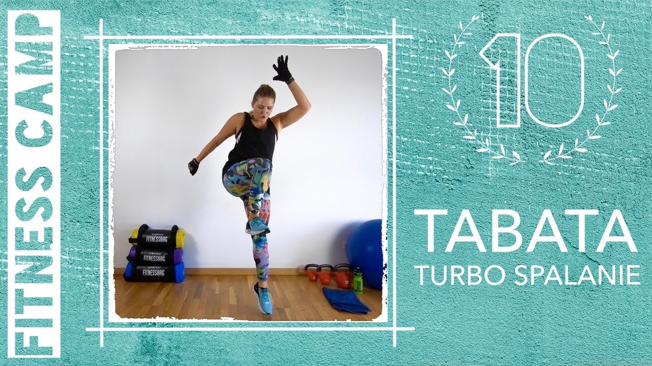 FITNESS CAMP - Dzień 10 - TURBO SPALANIE -  trening interwałowy - ćwiczenia cardio i siłowe