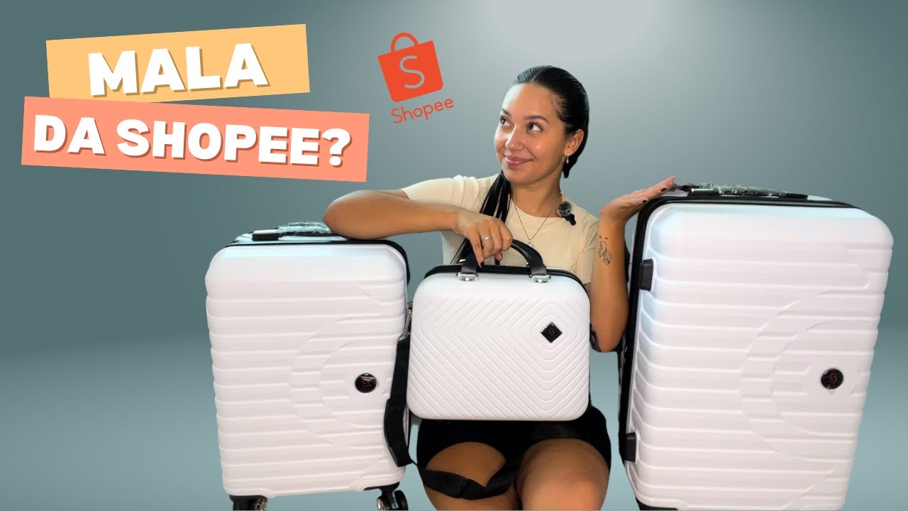 COMPREI MALA DE VIAGEM NA SHOPEE! | Me arrependi?
