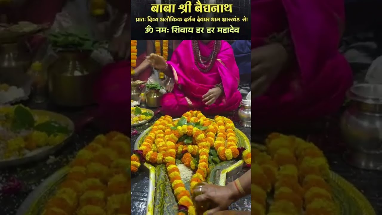 Manokamna ज्योतिर्लिंग का प्रातः कालीन सरदारी पूजा 🌺 | Divya Darshan | Deoghar Jharkhand 🔱06/01/2025