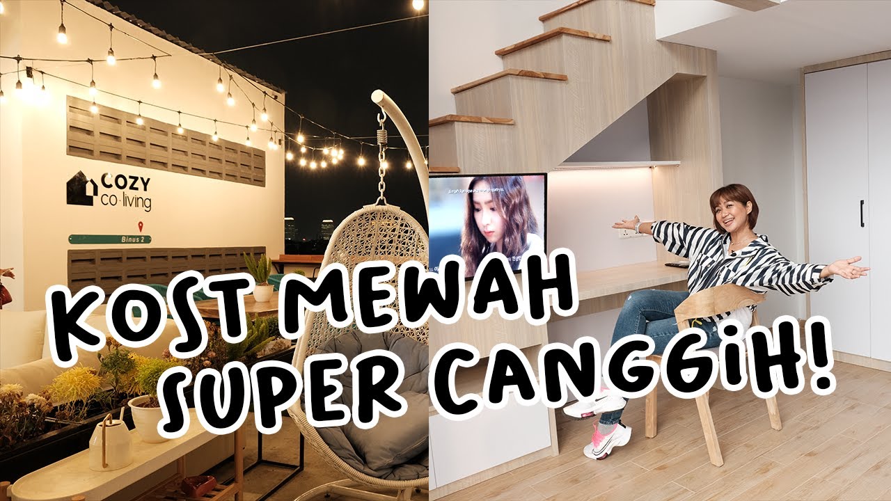 Kost Smart Home 7jt Per Bulan !? Cozy Coliving Binus 2 Tour!