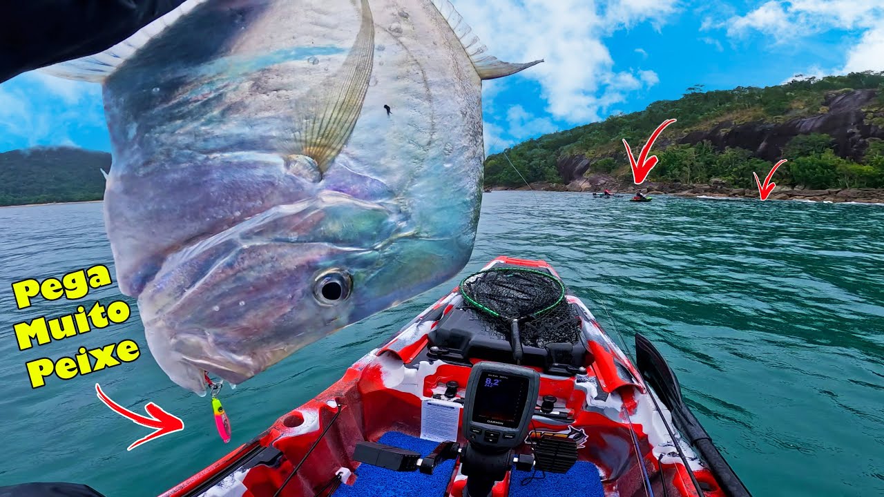 ESSE MICRO JIG PEGA MUITO PEIXE | Pescaria de Caiaque.