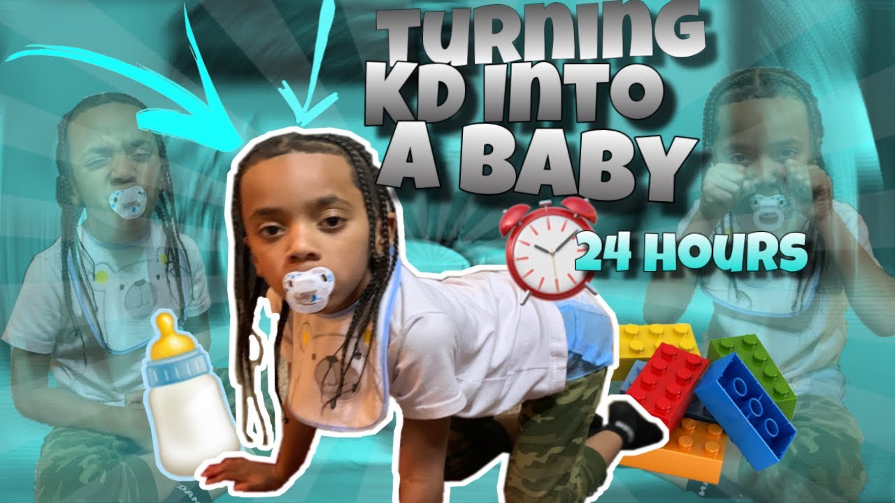 WE TURNED KD INTO A BABY 🍼🤣👶🏼!!