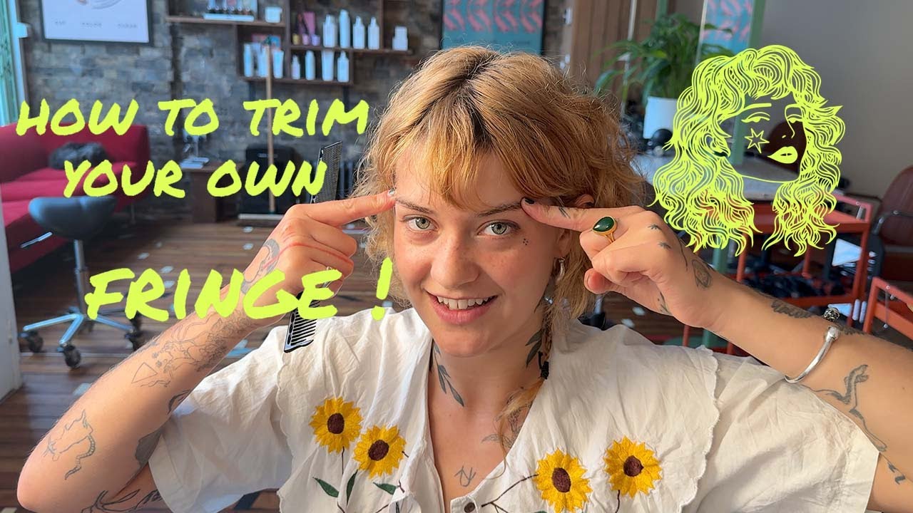 Flicky Fringe Trim Tutorial  *by a real hairdresser!