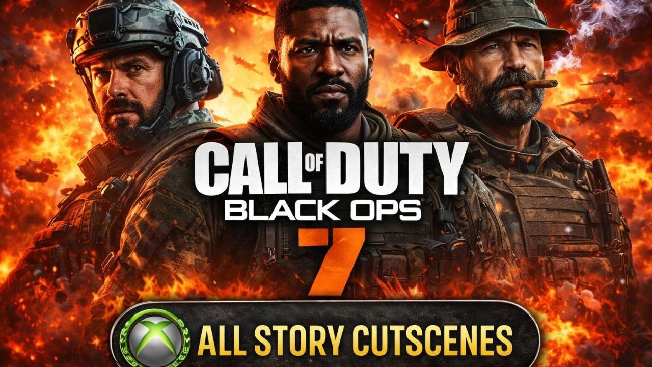 BLACK OPS 7: ALL STORY CUTSCENES #callofduty