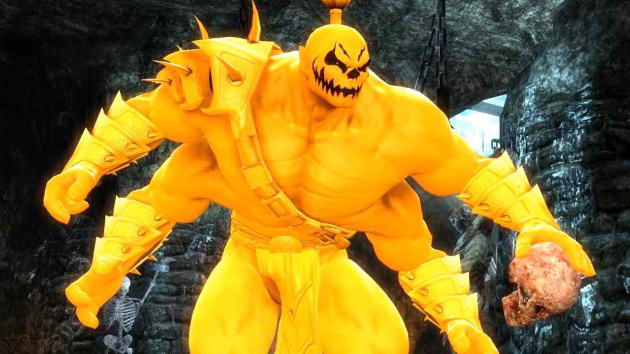 Mortal Kombat Komplete Edition - Jack-o'-lantern Goro & Joker Shao Kahn PC Mod Arcade Tag Ladder