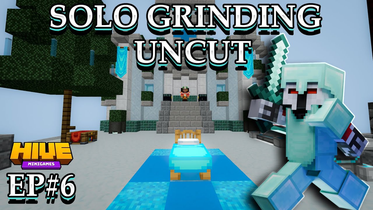 Hive Bedwars Solo Grinding EP#6 UNCUT GAMEPLAY