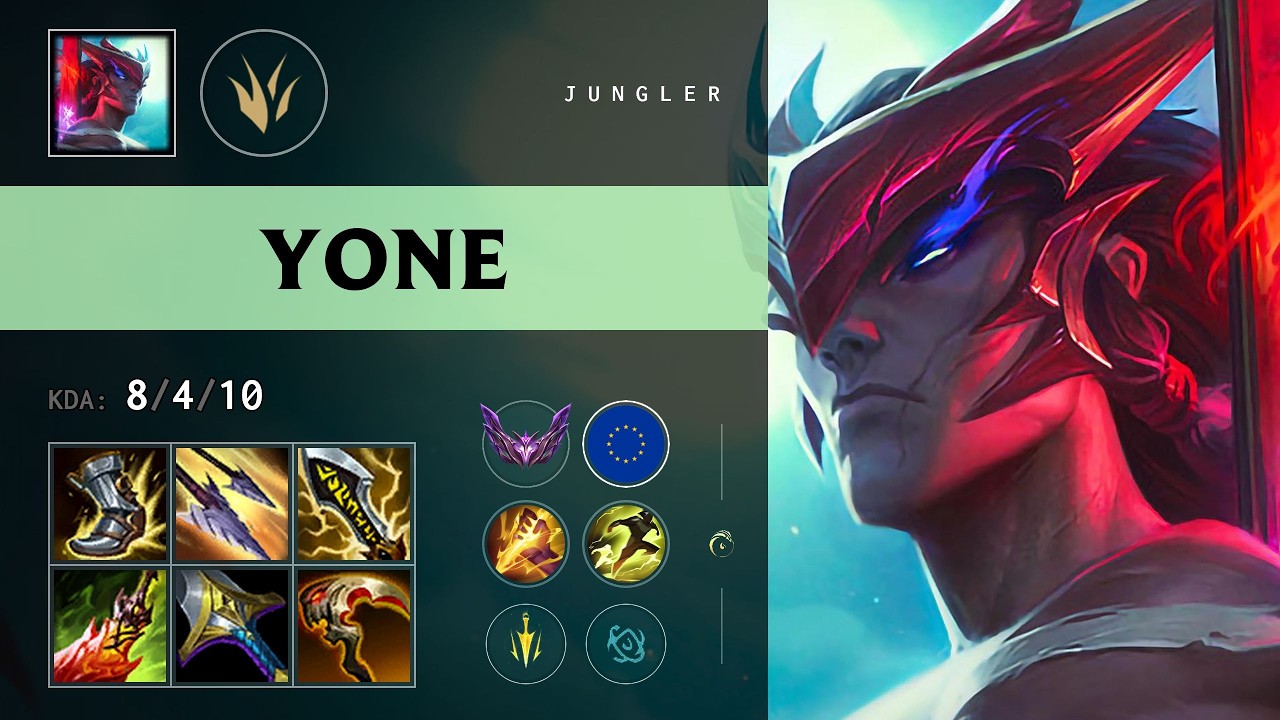 Yone Jungle vs Jarvan IV - EUNE Master Patch 26.15