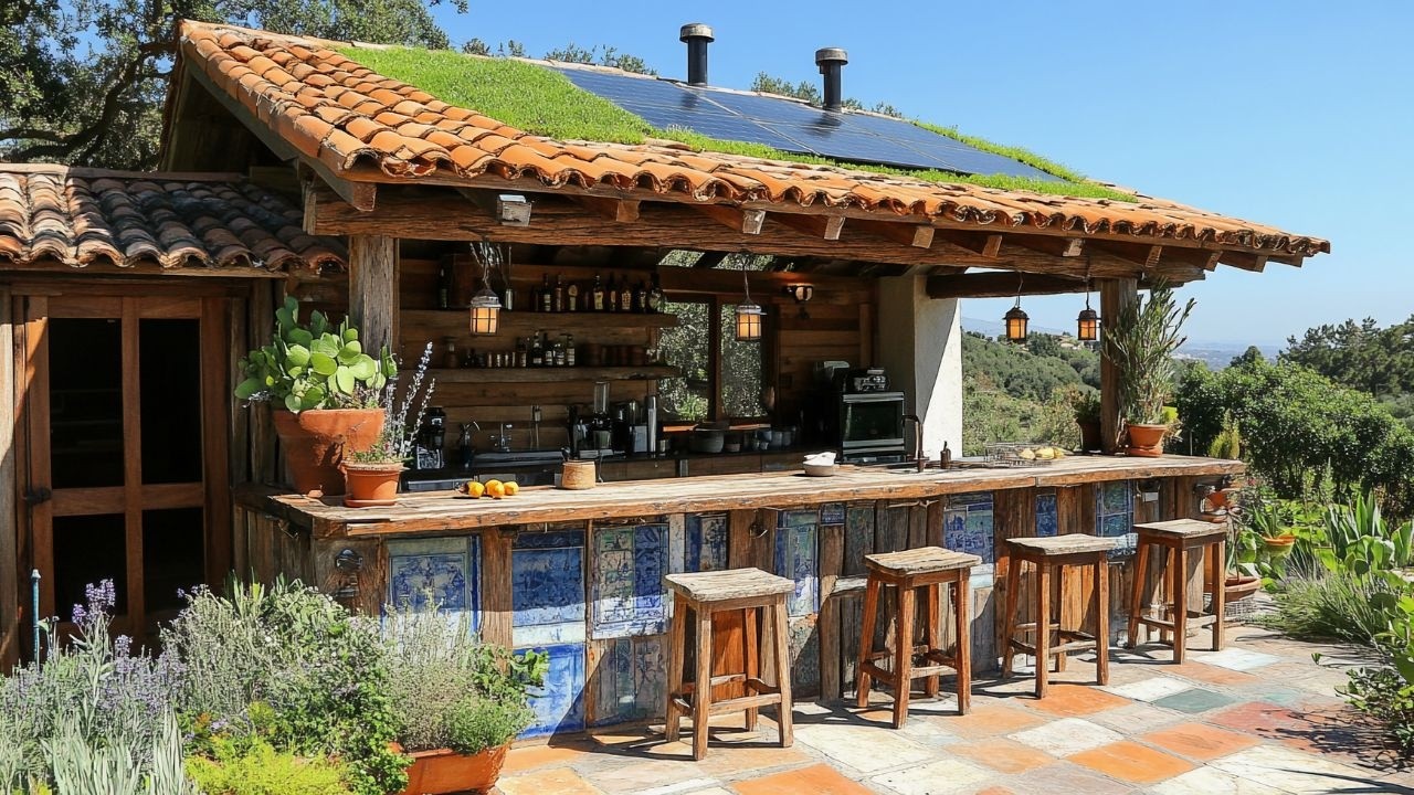 2025 Trends Revealed! Outdoor Space with a Mediterranean Kitchen & Bar