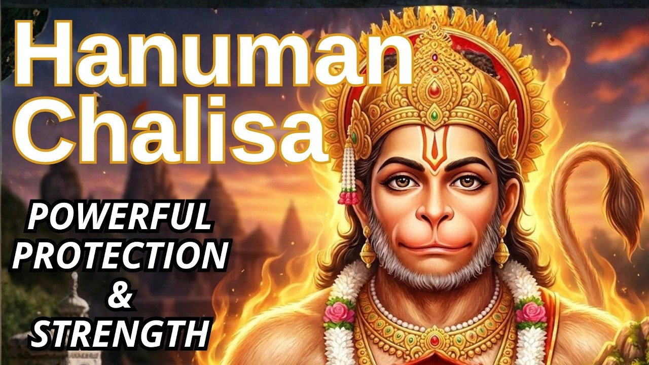 Hanuman Chalisa | Deep Sleep & Protection | Feel Safe in God's Arms | 432Hz