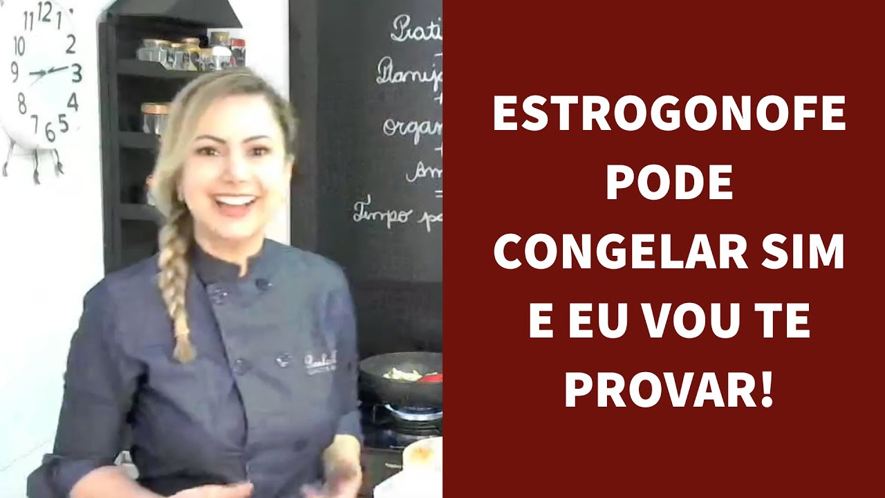 ESTROGONOFE PODE CONGELAR SIM E EU VOU TE PROVAR!  | PAULA COURI