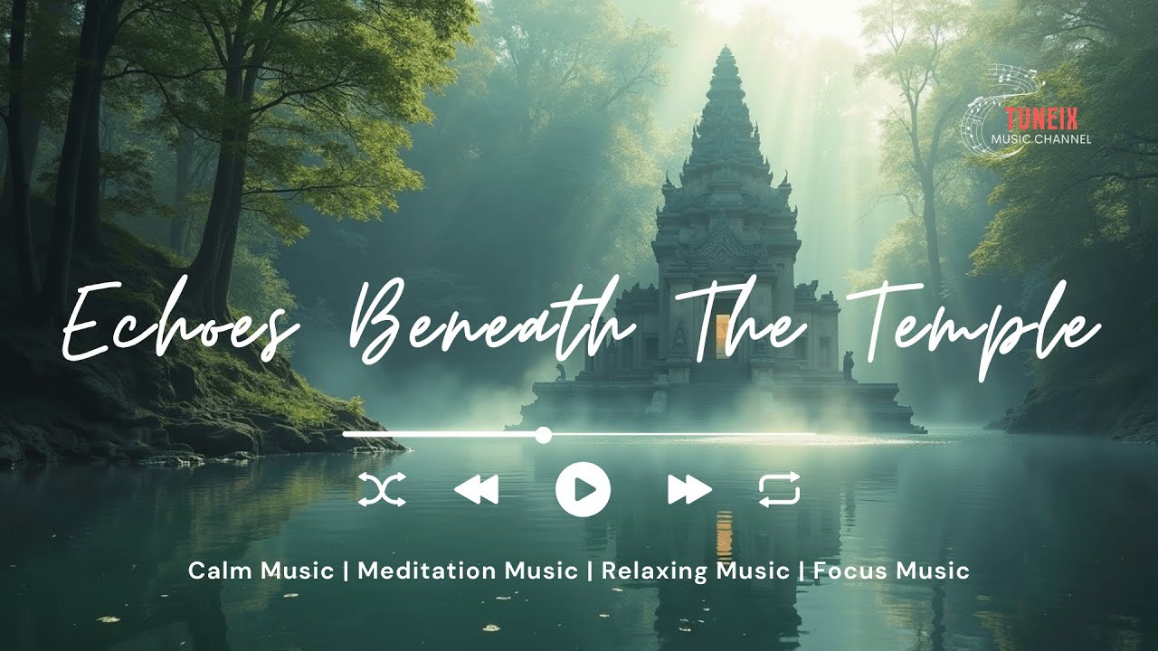 Echoes Beneath The Temple 🕯️ Ambient Soundscape | Meditation Music | Calm Music | Relaxing Music 🌊