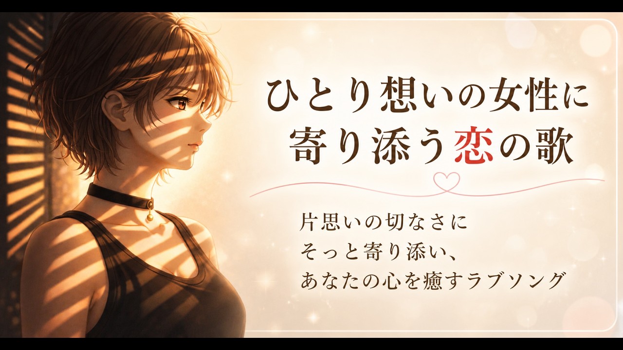 【ひとり想いの女性に寄り添う恋の歌】｜ 月明かりの鼓動 part2