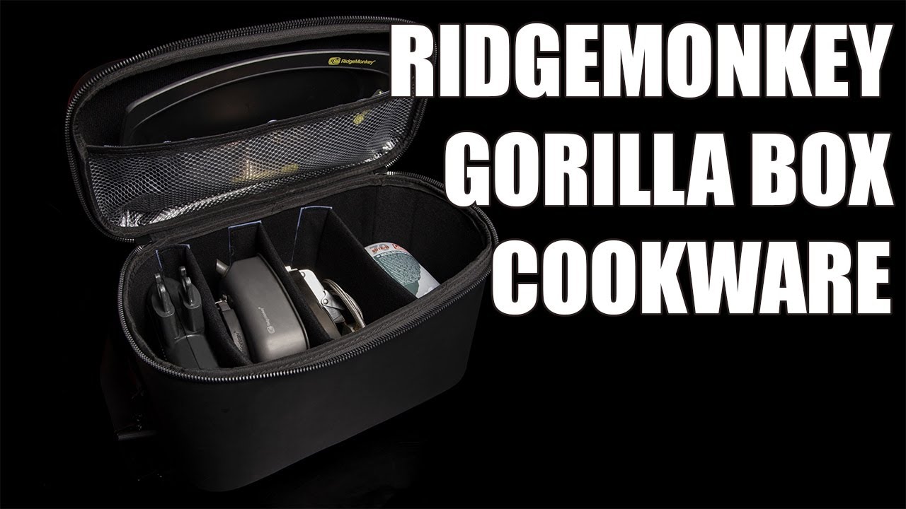 🐵GORILLA BOX serie cookware: tutto in ordine per cucinare nelle pescate a carpfishing e non solo
