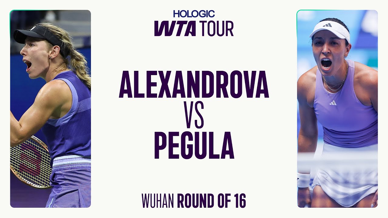 Ekaterina Alexandrova vs. Jessica Pegula | 2025 Wuhan Round of 16 | WTA Match Highlights