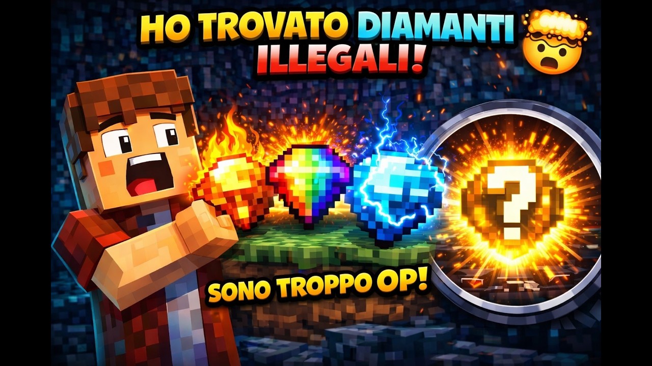 Minecraft Ma Ho Trovato dei DIAMANTI CUSTOM ILLEGALI 😱 | È TROPPO OP!