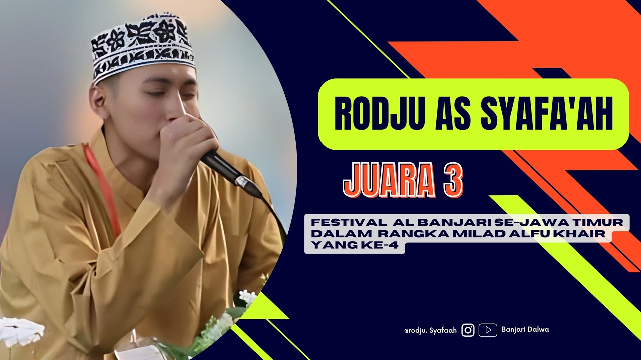 RODJU AS SYAFA'AH - JUARA 3 FESBAN MILAD ALFU KHAIR KE-4 2022