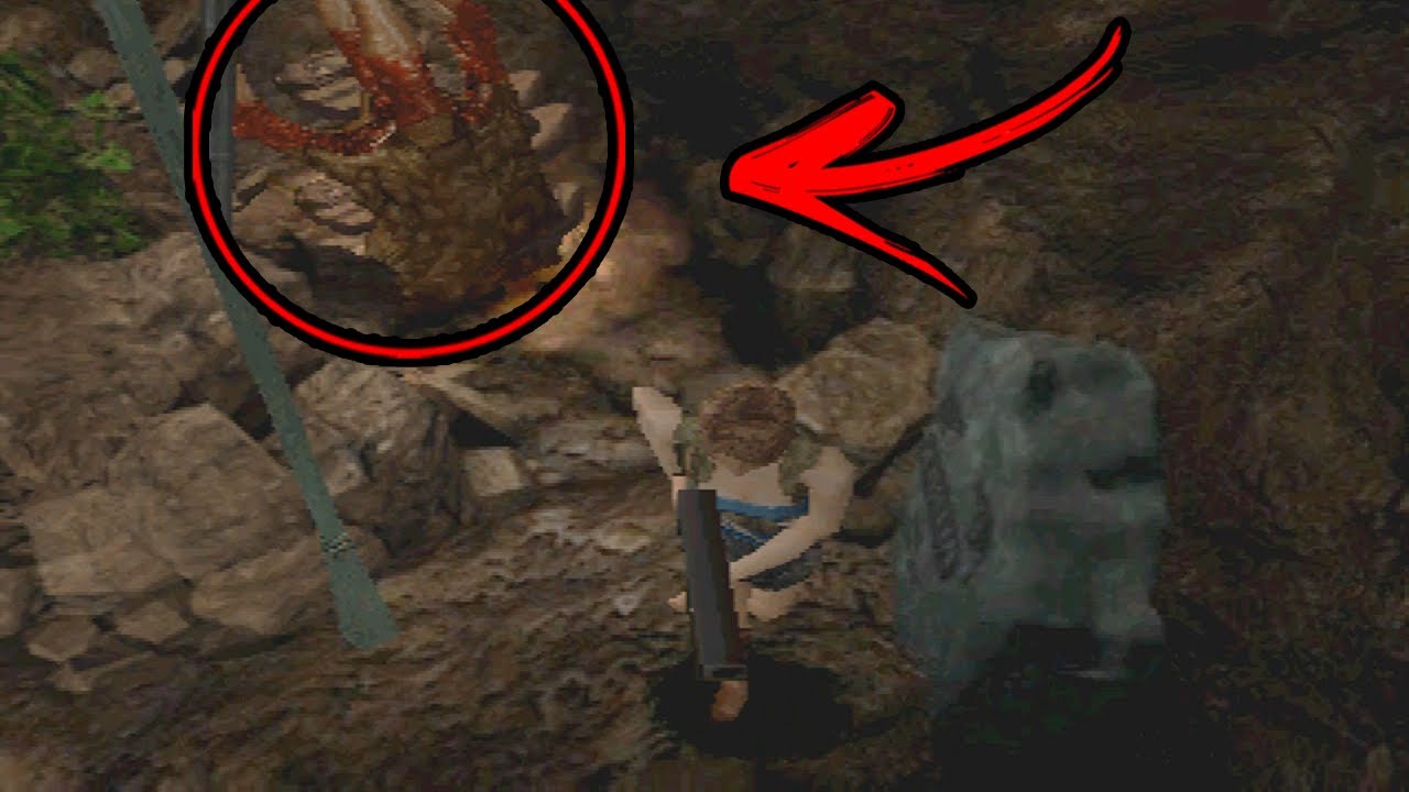 Resident Evil 3 Defeating Giant Worm on the Graveyard