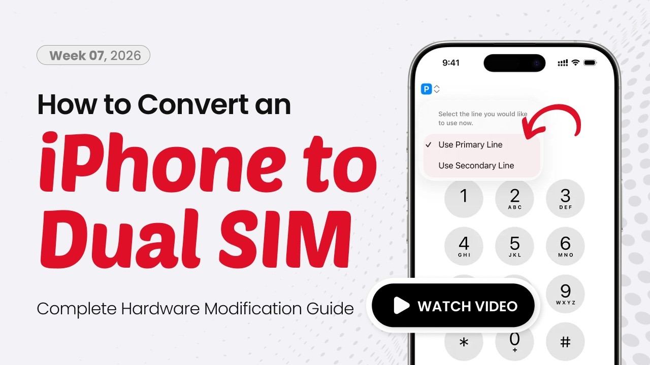 Everything you need to know to make a Dual Sim iPhone