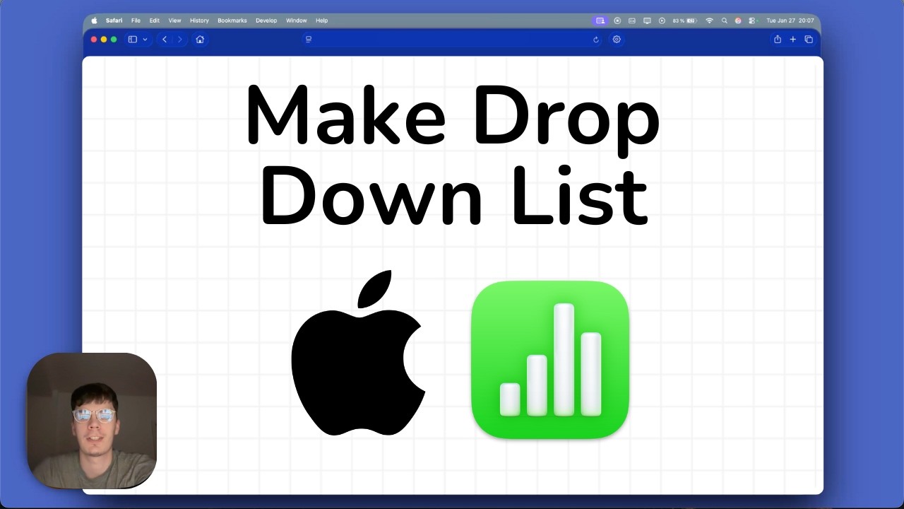 How to Create a Drop Down List in Apple Numbers - Full Guide