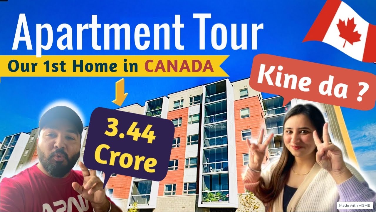 Home Tour of our 3.44 crore Apartment in Brampton Canada | First Home Ontario | Gurman vlogs Canada