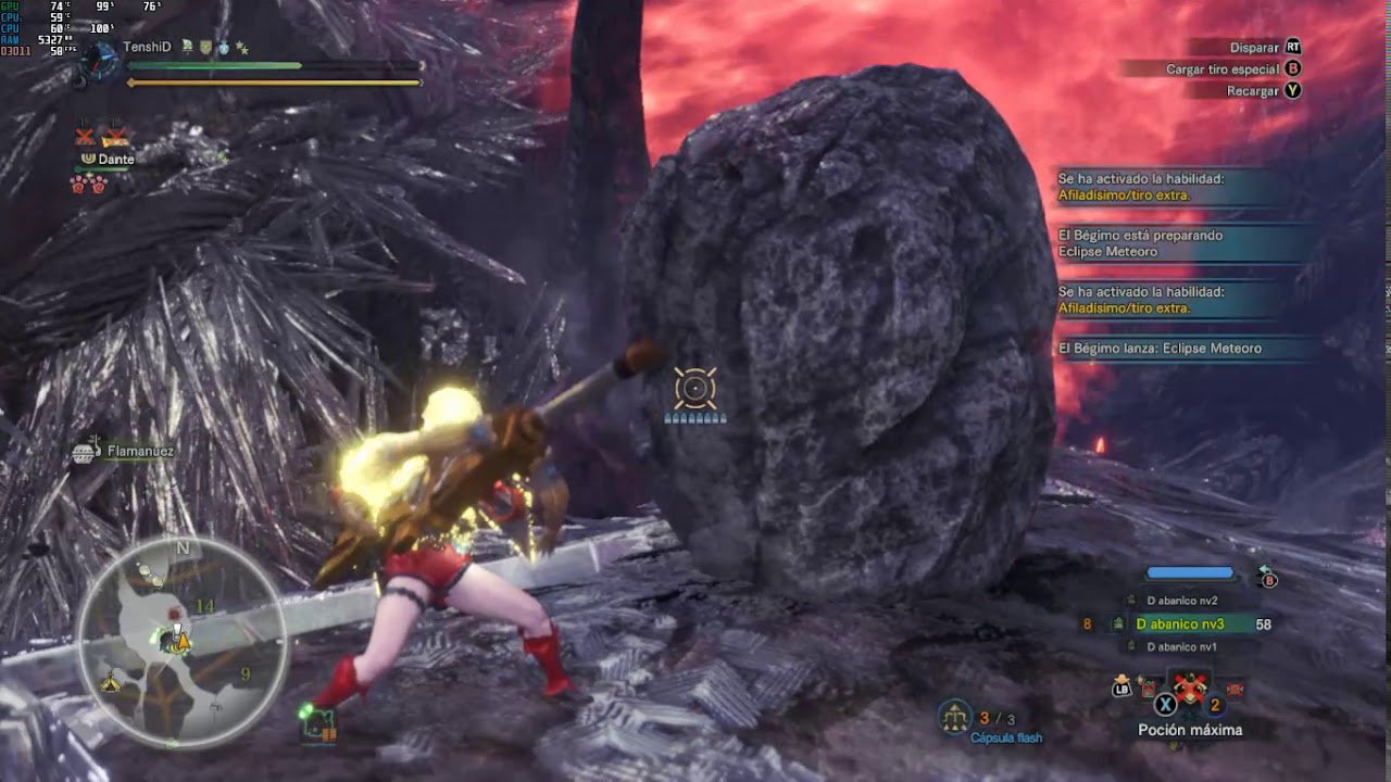 Monster Hunter World Begimo Ballesta Pesada SOLO(24'08)