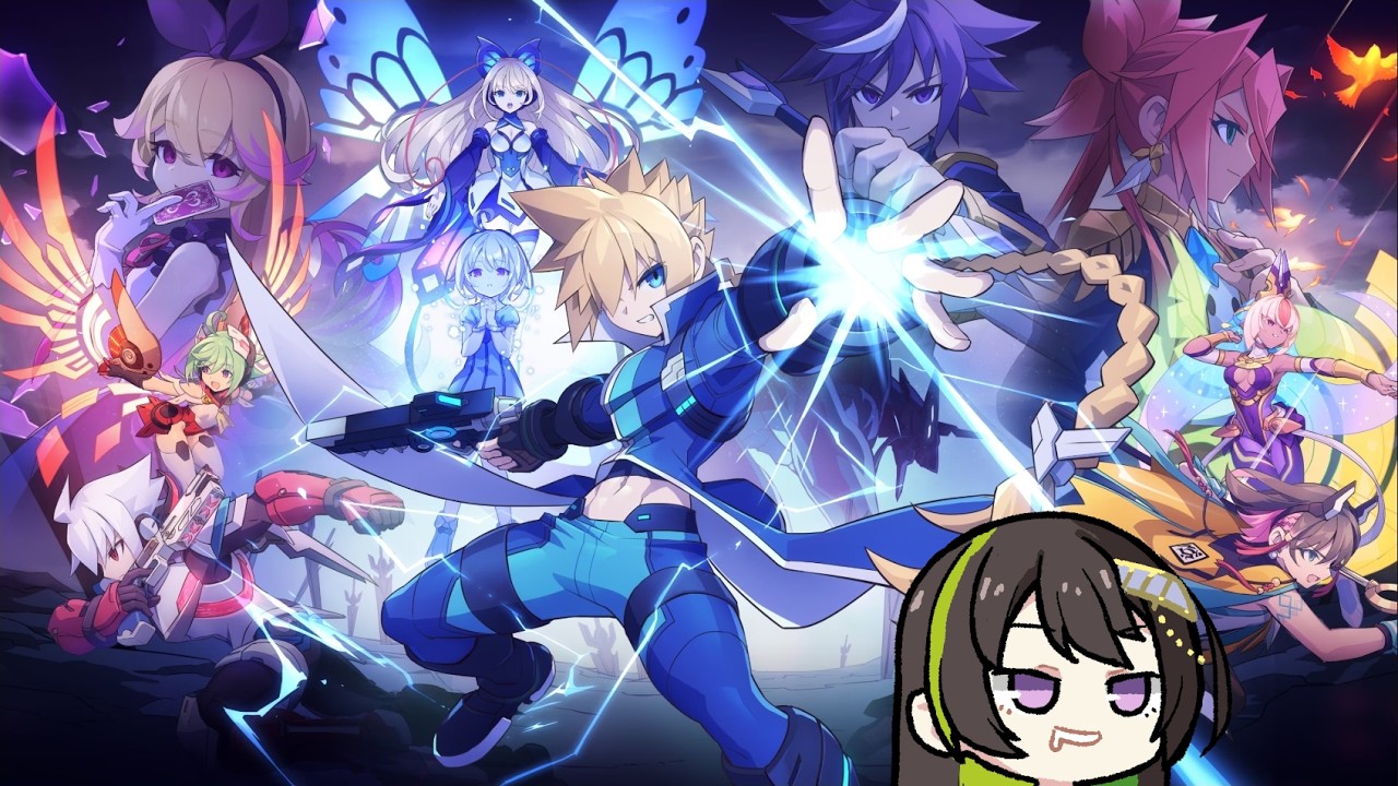 【蒼き雷霆ガンヴォルト】光速く駆け抜けろ！ハイスピード2Dアクション初見配信！#3 【霞杜靄/Vtuber】