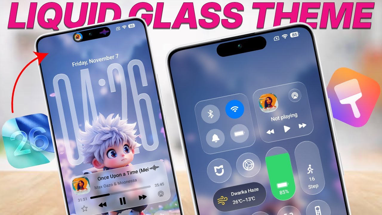 STOP SCROLLING! Get the Liquid Glass Effect on Your Xiaomi NOW with the HyperOS 26 Theme!