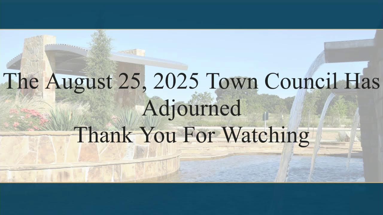 Town of Westlake | 08-25-25