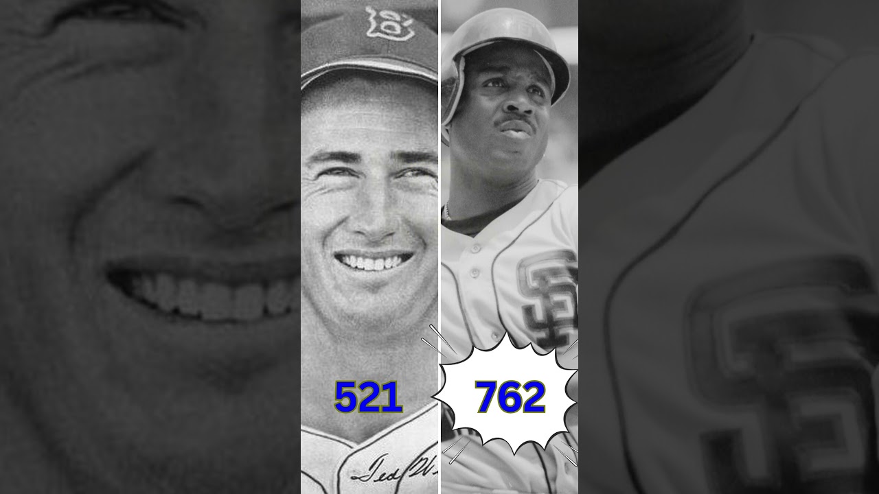 Battle of the Left Fielders. Williams vs Bonds. #baseball #baseballtrivia  #baseballhistory