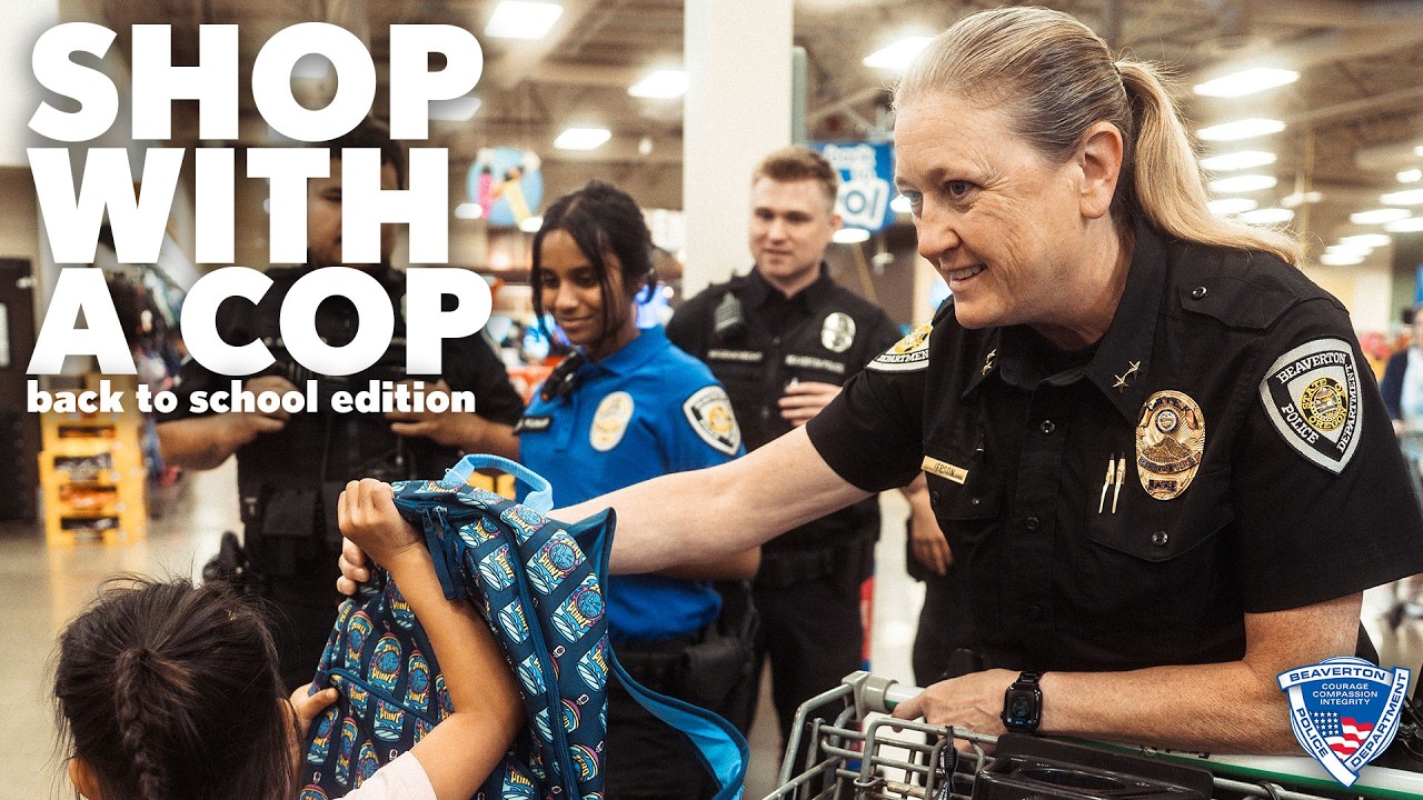 Shop with a Cop: Back to School