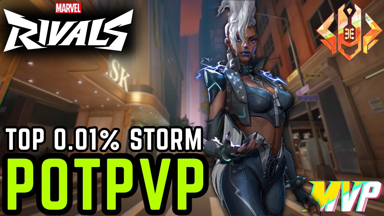 71 ELIMS😱 TOP 0.01% STORM! POTPVP | STORM MVP Gameplay | Marvel Rivals Season 4