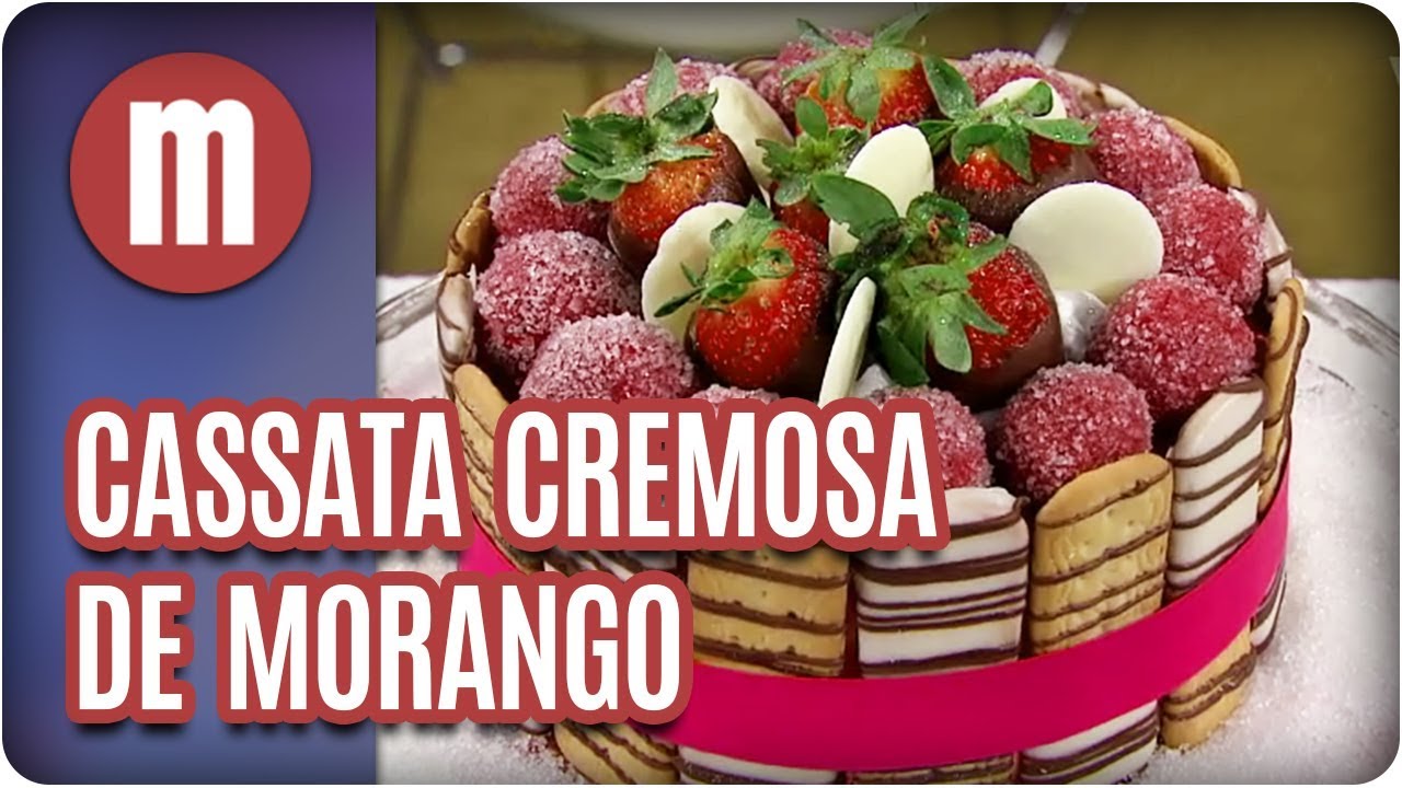 Cassata cremosa de morango - Mulheres (30/10/17)