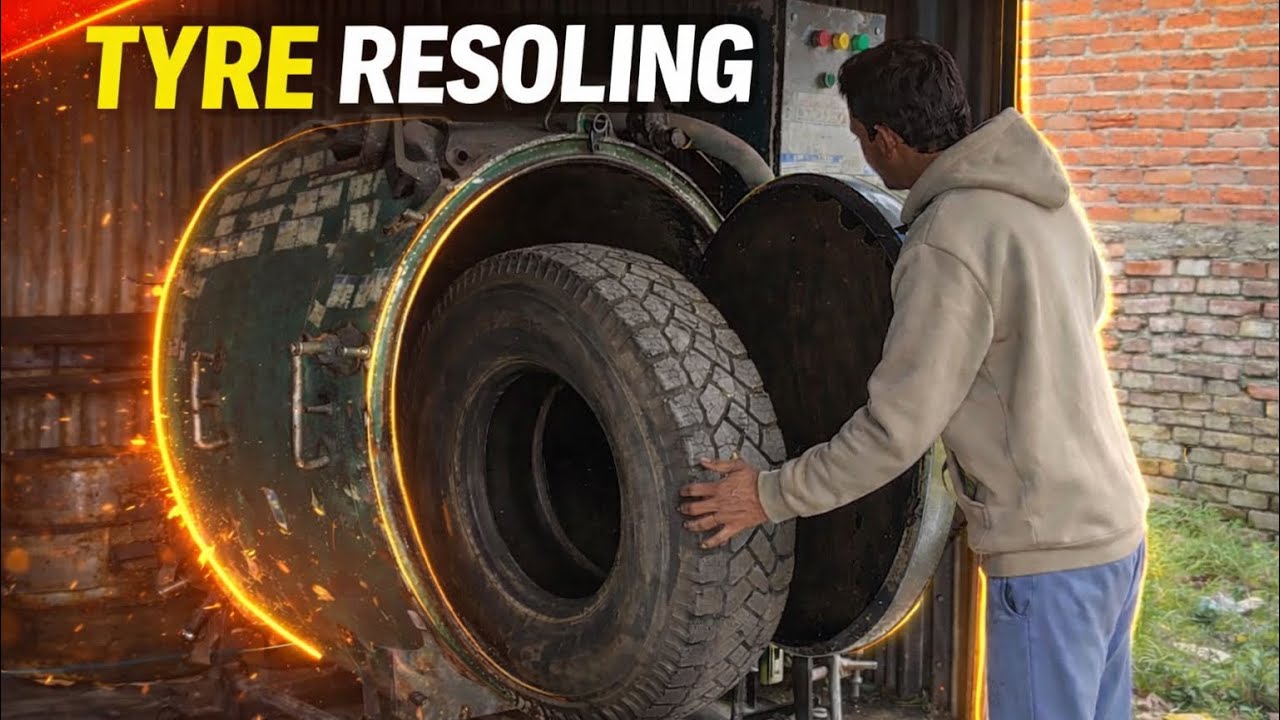 Tyre Resoling Ka Asli Process | Truck Tyre Out From Chamber