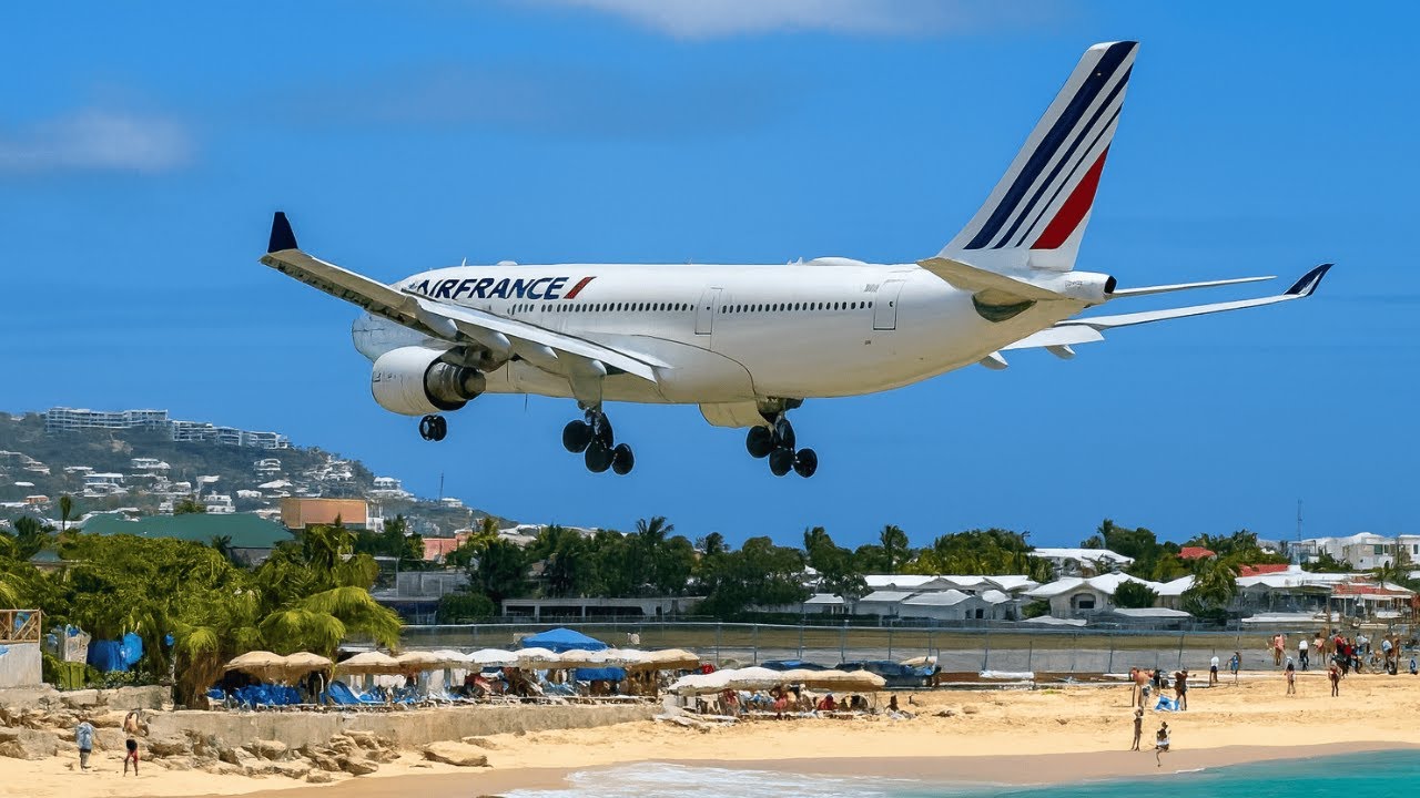 CLOSE UP TAKEOFFS & LANDINGS | Sint Maarten Airport Plane Spotting