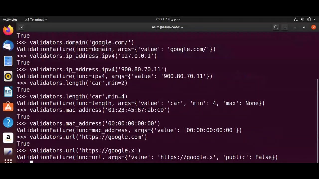 validators Python Data Validation library