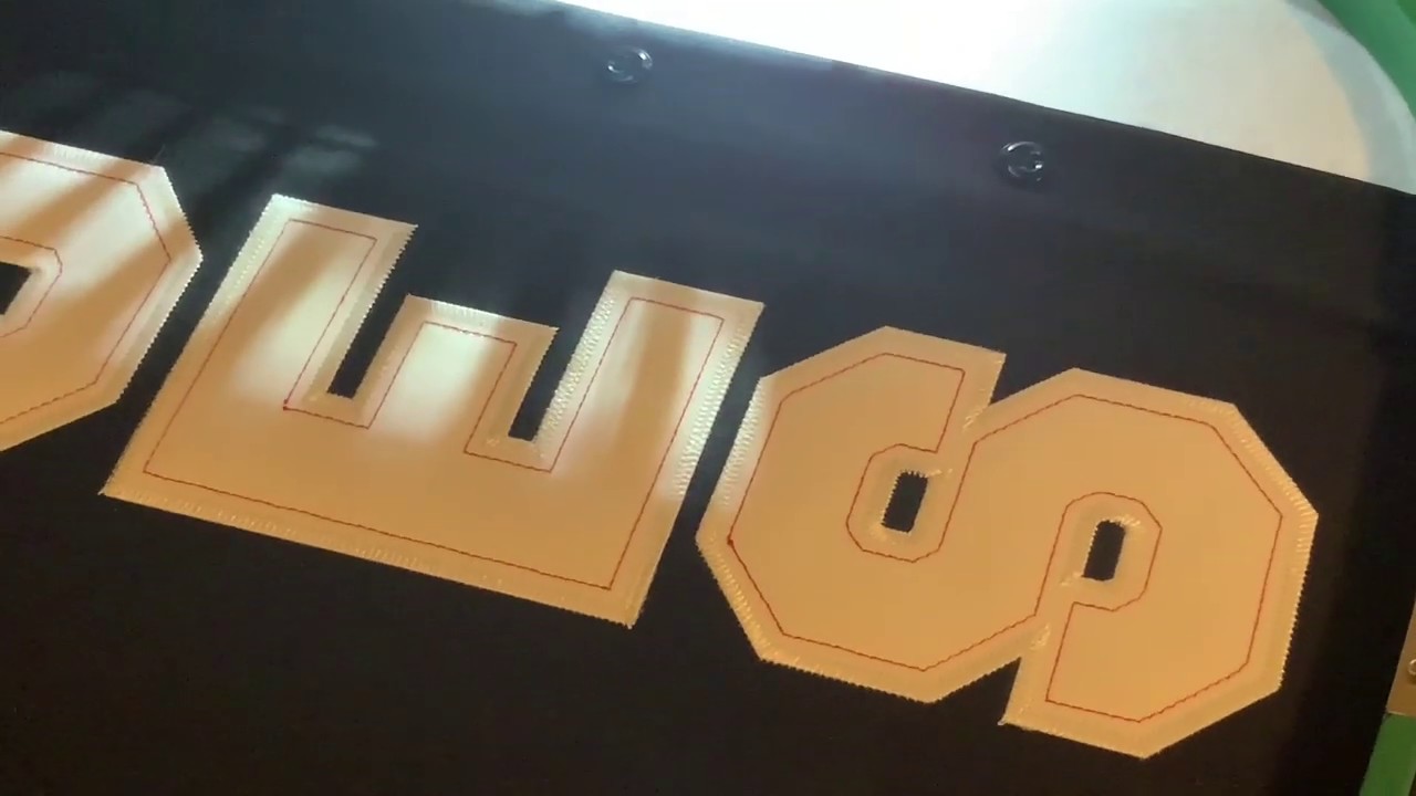 Appliqué on the Redline 1501