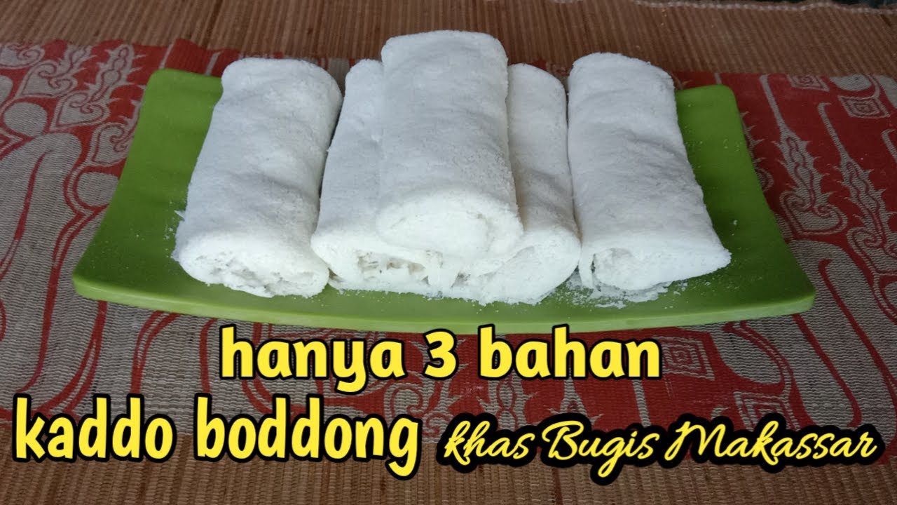 Kaddo Boddong kue khas Bugis Makassar || Hanya 3 baha