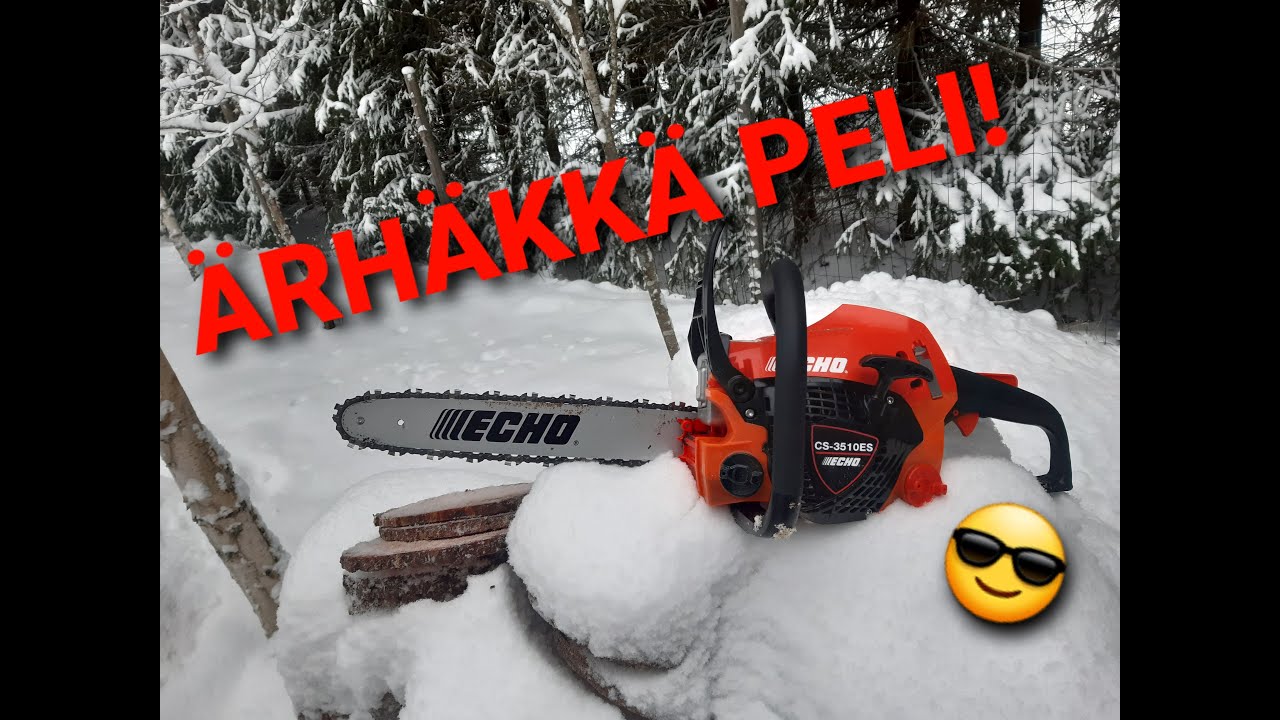ÄRHÄKKÄ BUDJETTI ECHO CS-3510ES Unboxing and first cuts!