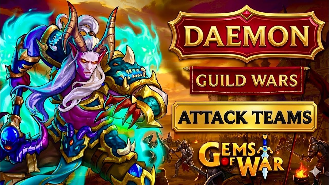 GEMS OF WAR: Лучшие команды для предстоящих Войн Гильдий Демонов | 7 лучших команд атаки Демонов ...